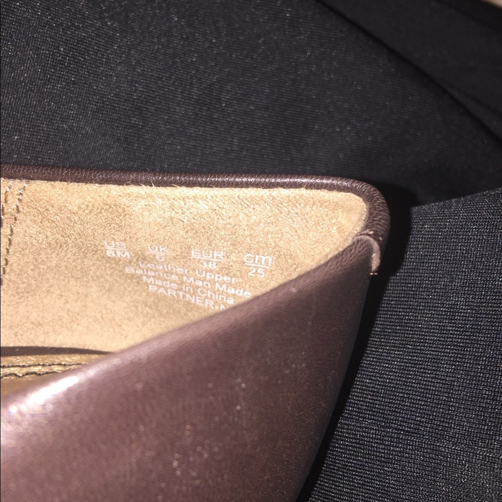 Naturalizer Brown Leather Heels-Size 8M - Picture 8 of 8